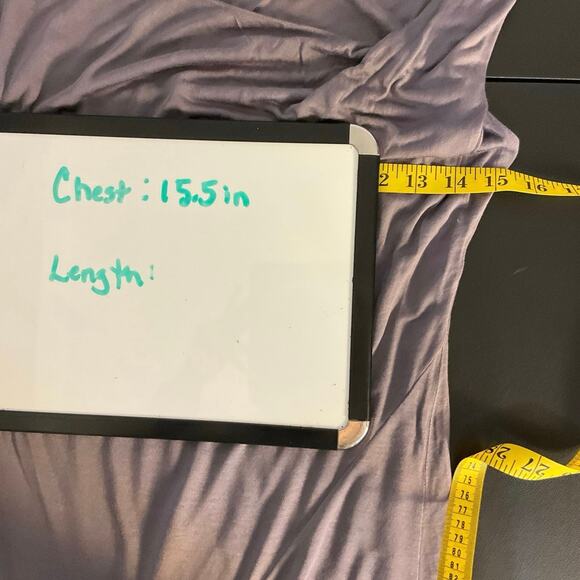 Garnet Hill Gray Modal Asymmetrical Hem Dress Size 6 - Picture 6 of 7